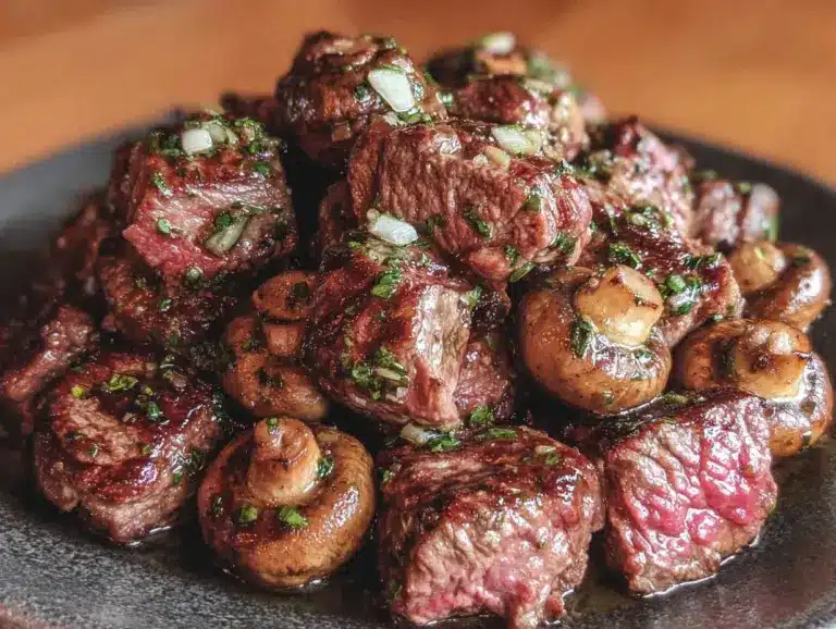 Home 7 paleo garlic butter steak bites - featured image