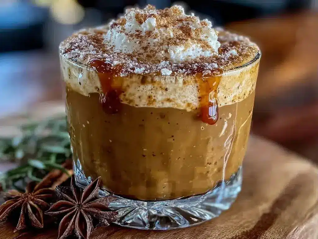 pumpkin spice latte with maple syrup - featured image